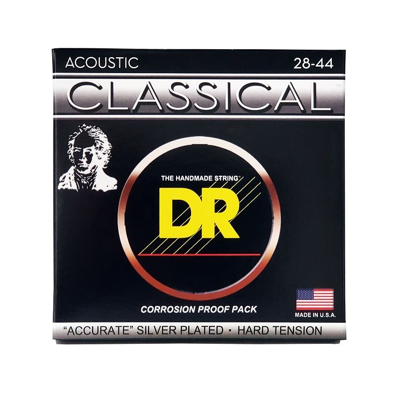 Набір струн DR Strings CLASSICAL NYLON Hard Tension
